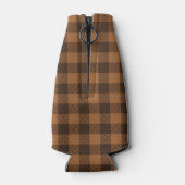 Rafraichisseur De Bouteilles Motif d'impression Cosy Brown Plaid Buffalo (Dos)