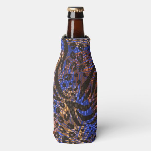 Rafraichisseur De Bouteilles Motif d'impression Leopard et Zebra (Bottle Devant)