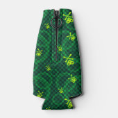 Rafraichisseur De Bouteilles Motif Emo Vert Avec Cercles (Dos)