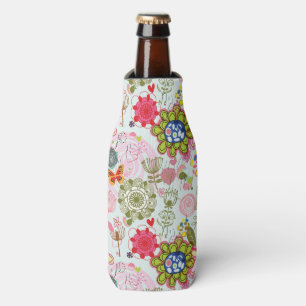 Rafraichisseur De Bouteilles Motif floral dans le rétro style 2
