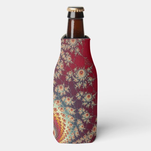 Rafraichisseur De Bouteilles Motif floral en spirale (Bottle Devant)