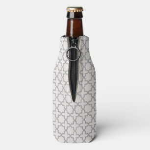 Rafraichisseur De Bouteilles Motif géométrique beige islamique