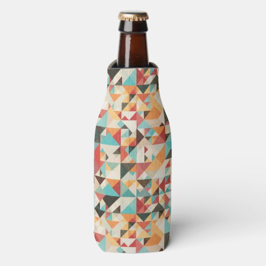 Rafraichisseur De Bouteilles Motif géométrique de ton (Bottle Devant)