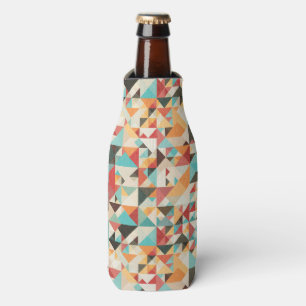 Rafraichisseur De Bouteilles Motif géométrique d'Earthtone