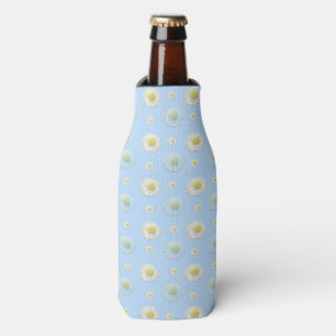 Rafraichisseur De Bouteilles Motif marguerrier sur arrière - plan bleu clair