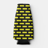 Rafraichisseur De Bouteilles Motif mural noir et jaune (Devant)