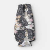 Rafraichisseur De Bouteilles Motif pattes de chien noir Labrador (Dos)