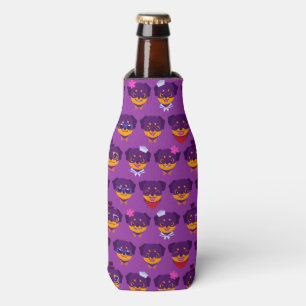 Rafraichisseur De Bouteilles Motif pourpre de chiot de rottweiler de Kawaii
