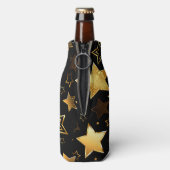 Rafraichisseur De Bouteilles Motif sans couture avec étoiles d'or (Bouteille Dos)