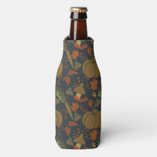 Rafraichisseur De Bouteilles Motif sans couture Citrouille et carotte arrière -