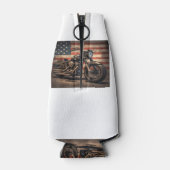 Rafraichisseur De Bouteilles Motorcycle USA Drapeau Retro Biker (Dos)