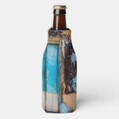 Rafraichisseur De Bouteilles Mur bleu et porte (Bottle Devant)