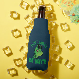 Rafraichisseur De Bouteilles Ne vous inquiétez pas être Hoppy souriant grenouil