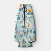 Rafraichisseur De Bouteilles Nénuphar Blooms Jardin Motif BLue (Dos)