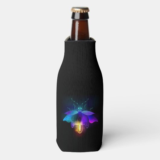 Rafraichisseur De Bouteilles Neon Firefly sur noir (Bottle Devant)