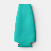 Rafraichisseur De Bouteilles Néon turquoise texturé. (Devant)