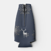 Rafraichisseur De Bouteilles Noël des rennes d'ivoire | Bleu (Dos)