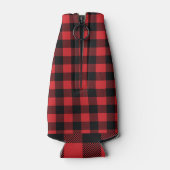 Rafraichisseur De Bouteilles Noël Plaid personnalisé (Dos)