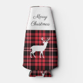 Rafraichisseur De Bouteilles Noël Scottish Red Tartan Plaid Motif Stade (Devant)