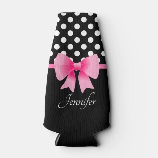 Rafraichisseur De Bouteilles Nom de l'animal rose (Devant)