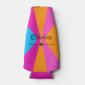 Rafraichisseur De Bouteilles Nom personnalisé moderne Heure d'été Temps de plai (Devant)