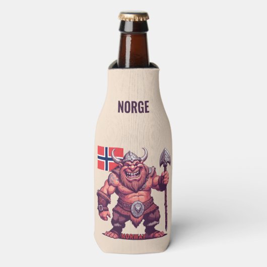 Rafraichisseur De Bouteilles Nom personnalisé Norwegian Troll (Bottle Devant)