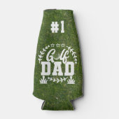 Rafraichisseur De Bouteilles Numéro Un Golf Papa Typographie (Devant)