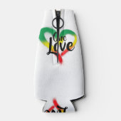 Rafraichisseur De Bouteilles One Love One Heart Reggae Vibes (Dos)