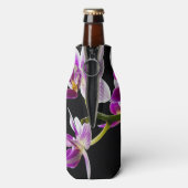 Rafraichisseur De Bouteilles Orchidée blanche et violette (Bouteille Dos)