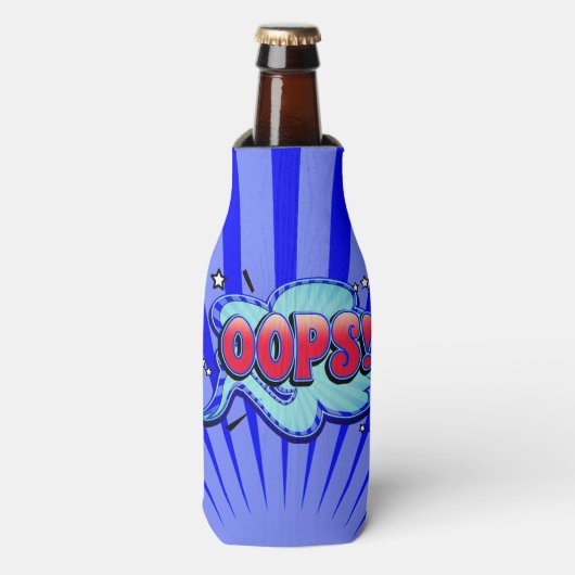Rafraichisseur De Bouteilles Oups ! Super Hero Comic Book Action Bubble (Bottle Devant)