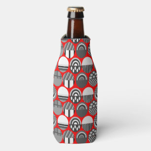 Rafraichisseur De Bouteilles Ovales à motifs gris