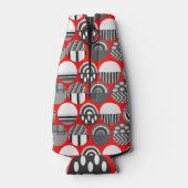 Rafraichisseur De Bouteilles Ovales à motifs gris (Dos)