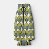 Rafraichisseur De Bouteilles Ovales verts et gris récurrents (Dos)