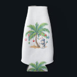 Rafraichisseur De Bouteilles Palm vintage Snowman Tropical Christmas Deck<br><div class="desc">Palmier vintage Snowman Tropical Christmas Deck Les Palmiers</div>