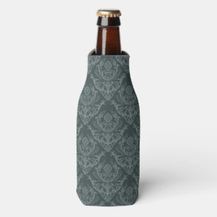 Rafraichisseur De Bouteilles Papier peint floral vert de luxe de damassé