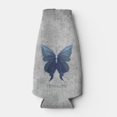 Rafraichisseur De Bouteilles Papillon à bijoux bleu (Devant)