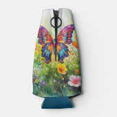 Rafraichisseur De Bouteilles Papillon Bleu Orange ailes (Dos)