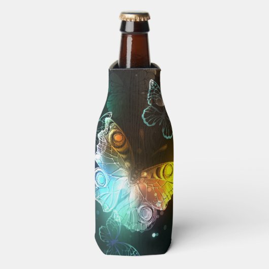 Rafraichisseur De Bouteilles Papillon lumineux et papillons de nuit (Bottle Devant)