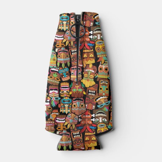 Rafraichisseur De Bouteilles Pattern de Tiki (Dos)