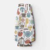 Rafraichisseur De Bouteilles Pattern with cooking icons (Devant)