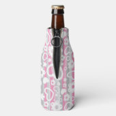 Rafraichisseur De Bouteilles Pattern with Hearts and Flowers (Bouteille Dos)