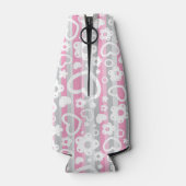 Rafraichisseur De Bouteilles Pattern with Hearts and Flowers (Dos)