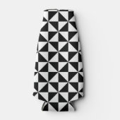 Rafraichisseur De Bouteilles Patters triangulaires noirs et blancs (Devant)