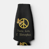 Rafraichisseur De Bouteilles Peace Love & Papillons (Devant)