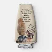 Rafraichisseur De Bouteilles "Peeves pour animaux de compagnie" (Devant)