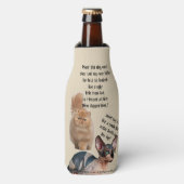 Rafraichisseur De Bouteilles "Peeves pour animaux de compagnie" (Bottle Devant)