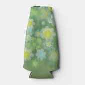 Rafraichisseur De Bouteilles Peinture Abstraite d'aquarelle salée florale (Devant)