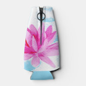 Rafraichisseur De Bouteilles Peinture d'aquarelle rose Lotus (Dos)