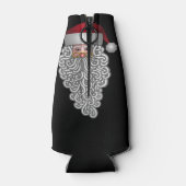 Rafraichisseur De Bouteilles Père Noël festive à la barbe bouclée (Dos)