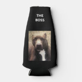 Rafraichisseur De Bouteilles Photo Pit Bull Dog Customisée (Devant)